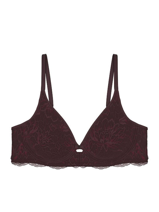 Women's Bra Underwire Burgundy