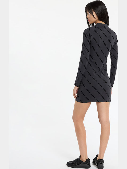 Dress Mini Αθλητικό Φόρεμα Μακρυμάνικο Carbon