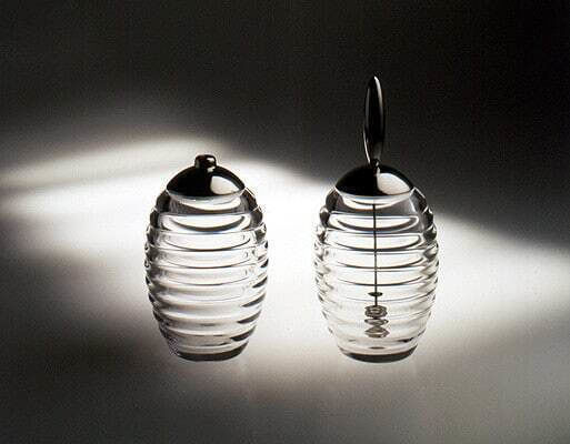 Alessi Μελιέρα Inox Γκρι 350ml