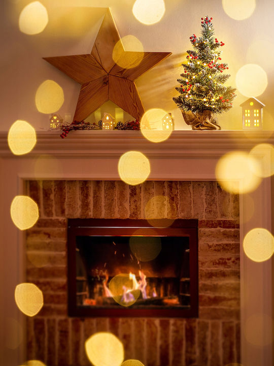 Christmas Decorative Illuminated Tree 50cm Adorned Green