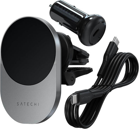 Satechi Auto Handyhalterung mit Magnet MagSafe Gray