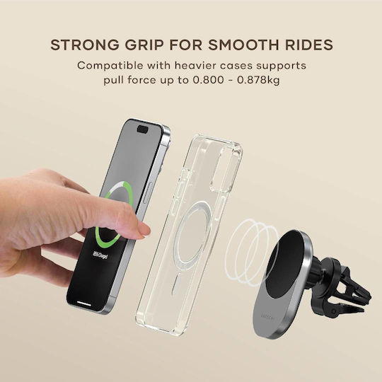Satechi Auto Handyhalterung mit Magnet MagSafe Gray