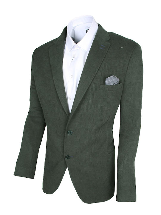 Stefansxxl Men's Winter Suit Jacket Green