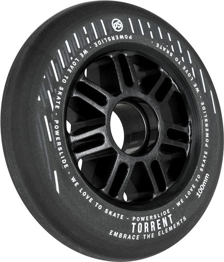 Powerslide 100mm/84a Torrent Wheels Black