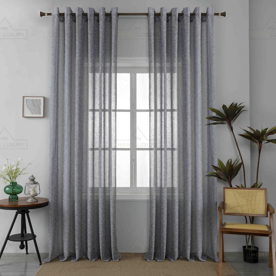 Homeone Mit Grommets Graue 270x290cm