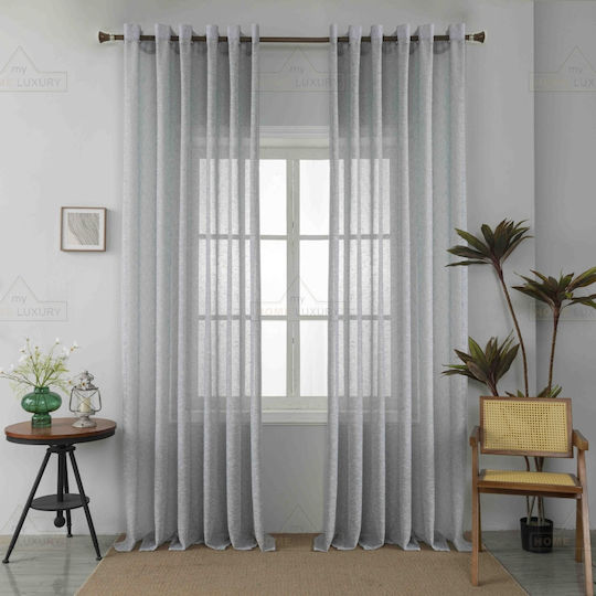 Homeone Mit Grommets Graue 270x290cm