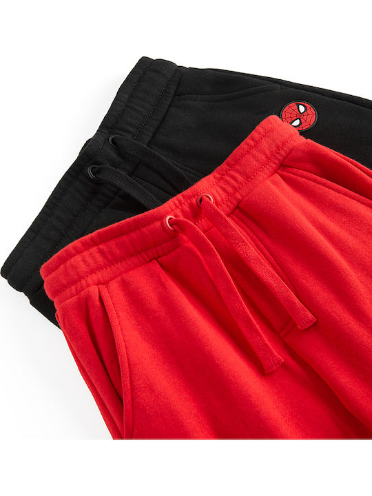 Kids Sweatpants Red/Black 2pcs Spiderman Marvel