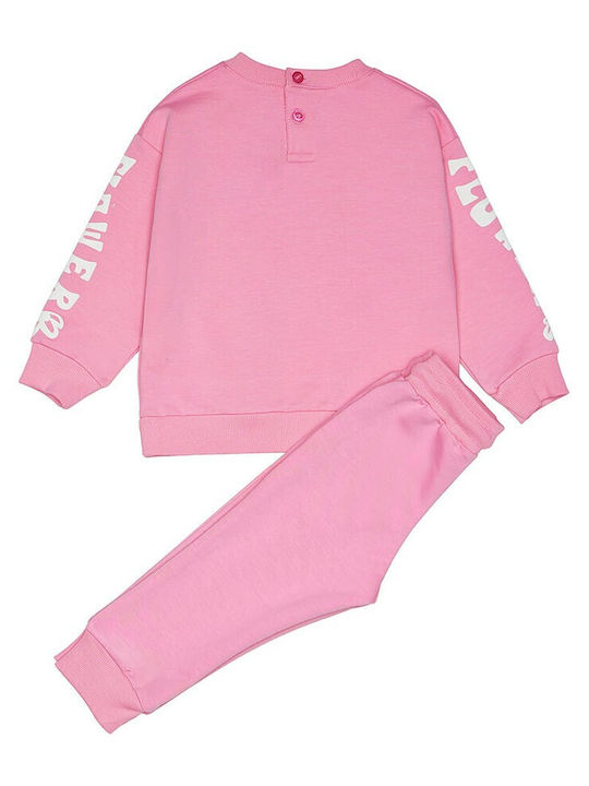 Sprint Kinder Sweatpants Set - Jogginganzug Rosa 2Stück