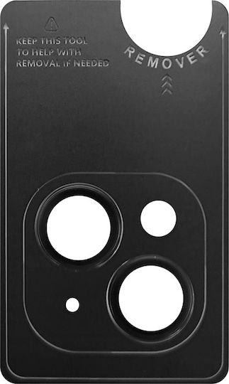 Powertech Протектор за камера Закалено стъкло Transparent за iPhone 15, iPhone 15 Plus