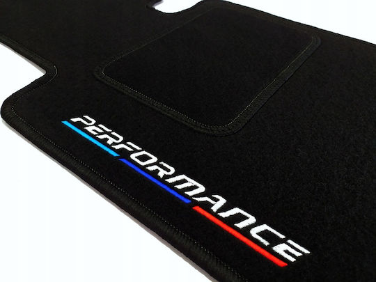 Me Premium Σετ Μπροστινά και Πίσω Πατάκια 4τμχ για BMW E46 1998-2007 Μαύρα