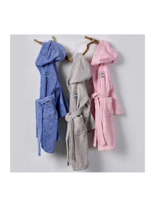 SB Home Kids Hooded Bathrobe Pink