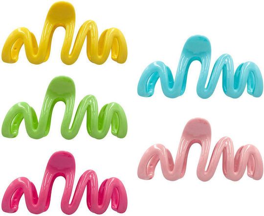 4teen-4ty Set of Hair Clips Multicolour 12pcs