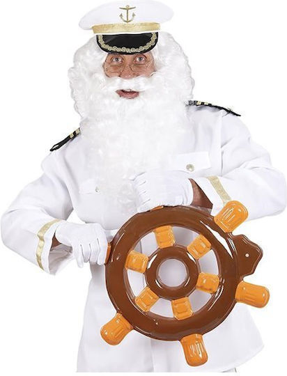 Widmann Carnival Wig & Beard White W0565
