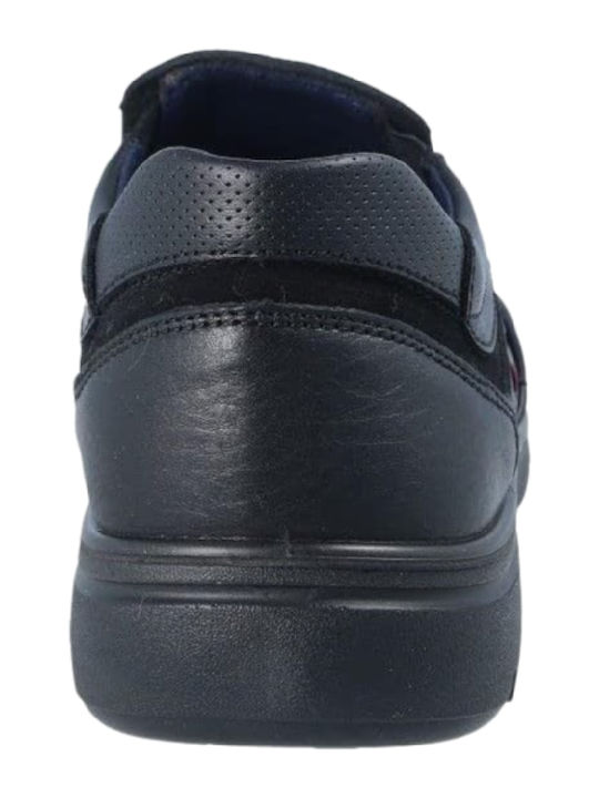 Δερμάτινα Ανδρικά Loafers σε Μαύρο Χρώμα