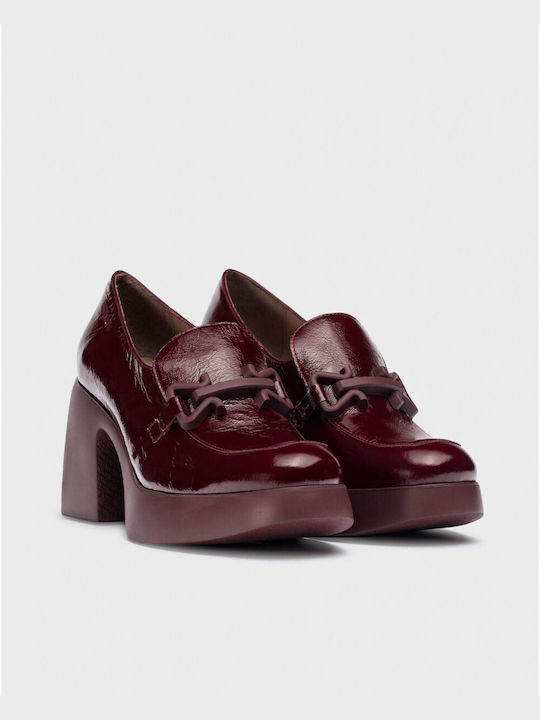 Wonders Burgundy Heels