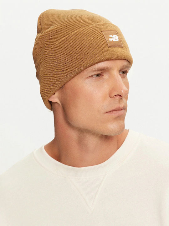 New Balance Beanie Beanie Knitted in Yellow color