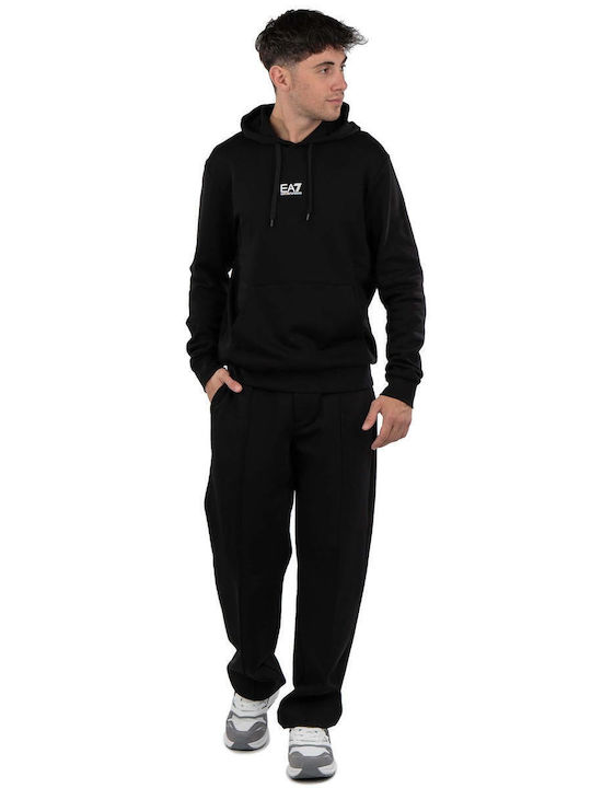 Sweatshirt with Hood Black