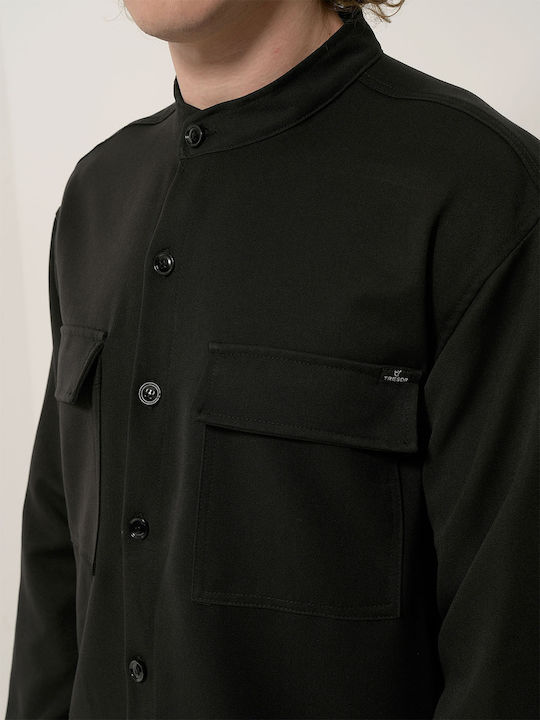 Cu mânecă lungă Cămașă Black