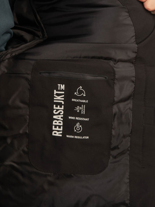 Jachetă de Iarnă Puffer Negru