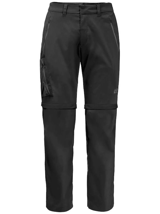 Jack Wolfskin Overland Men's Hiking Long Trousers Black