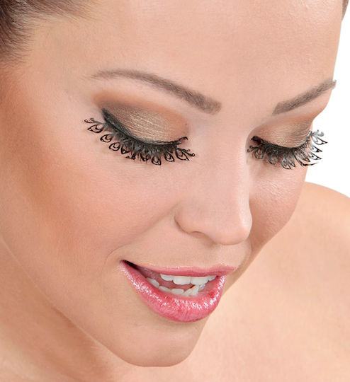 Karneval Wimpern Schwarze
