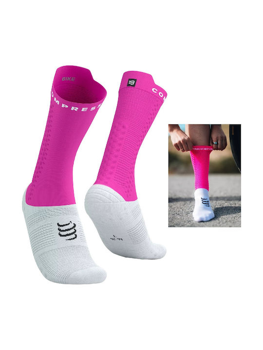 Compressport Pro Racing Recovery Athletic Socks Pink 1 Pair