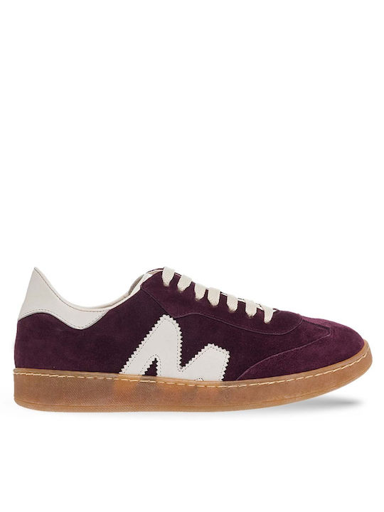 Maison Minrelle Damen Sneaker Burgundisch