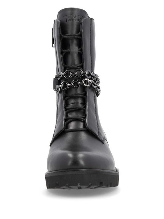 Ghete dama din piele Negru
