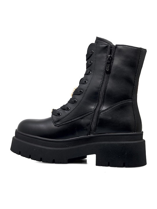 Stiefeletten Damen Schwarz
