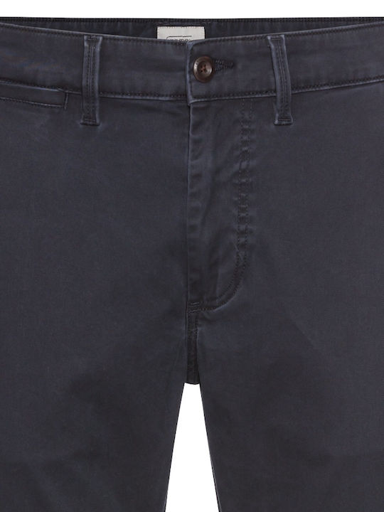 Trousers Chino Elastic in Slim Fit Dark Blue