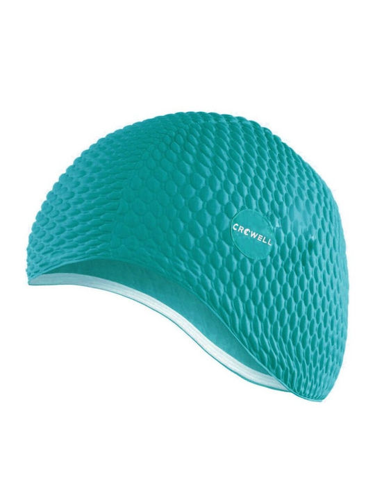 Crowell Silicone Adults Swimming Cap Green