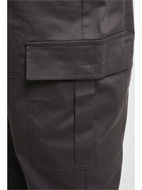 Trousers Elastic in Straight Line Gray