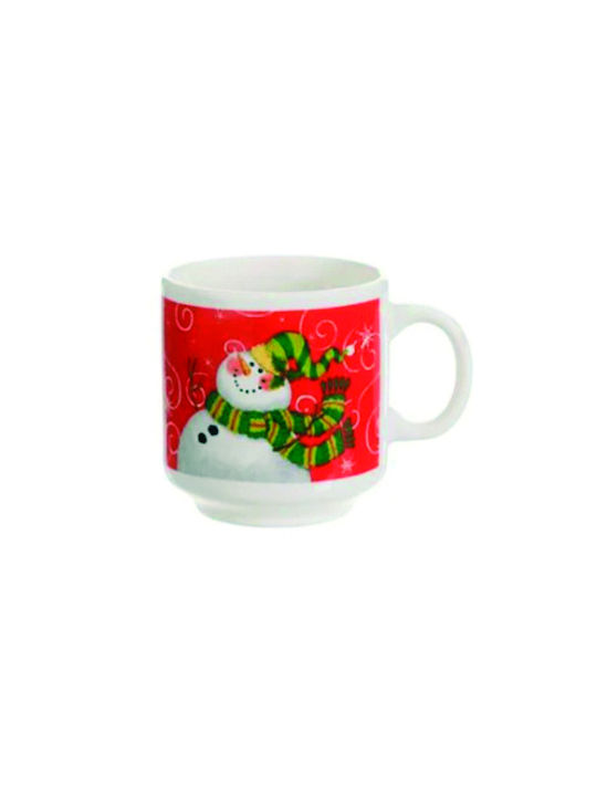 Weihnachtliche Becher Keramik Rot Weihnachtlich Becher Keramik Rot