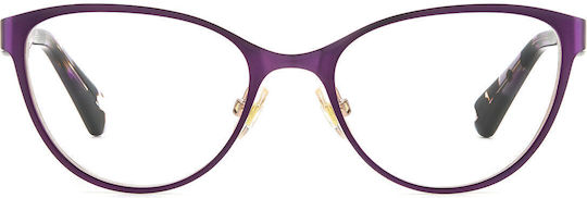 Kate Spade Παιδικός Μεταλλικός Σκελετός Γυαλιών Cat Eye Μωβ