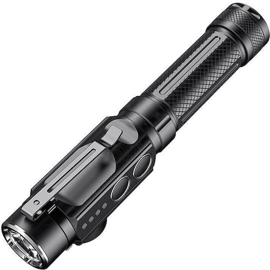 Superfire Wiederaufladbarer LED UV Taschenlampen IP43 mit Maximaler Helligkeit 450lm Superfire