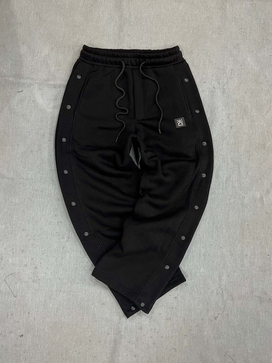 Sweatpants without Elastic Black