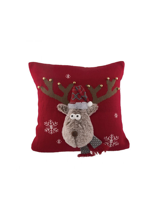 Teoran Christmas Decorative Square Pillowcase 45x45cm