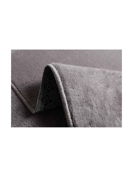 Eco-Carpet Cordoba Противохлъзгащ Furry с крошки Сив