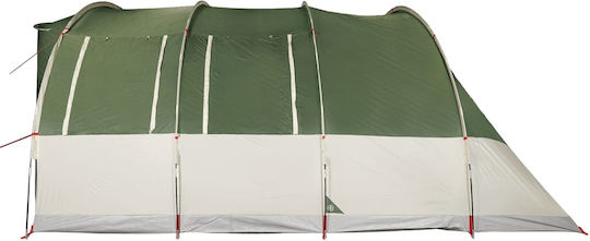 vidaXL Σκηνή Camping Τούνελ Πράσινη για 5 Άτομα 486x320x210εκ.