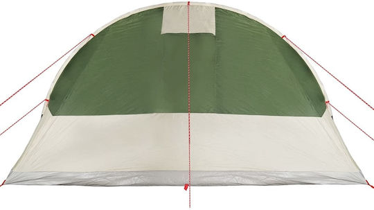 vidaXL Σκηνή Camping Τούνελ Πράσινη για 5 Άτομα 486x320x210εκ.