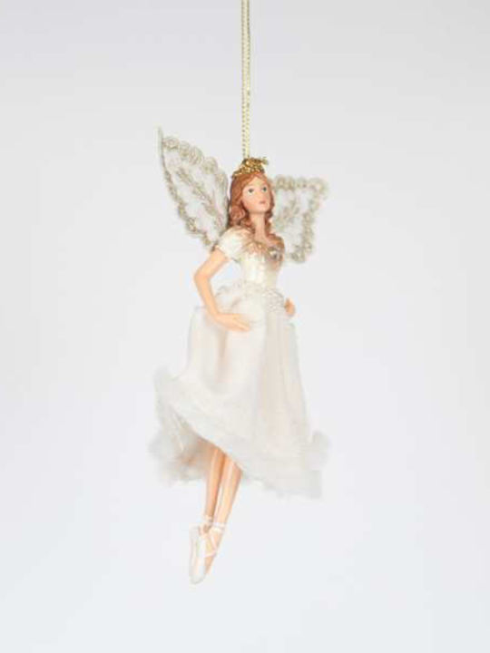 Eurolamp Коледна Фигура Fairy Бяла 8x8x3см.
