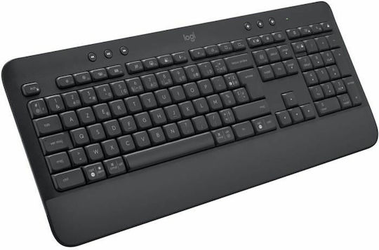 Logitech K650 Безжично Само клавиатура Английски UK Сив