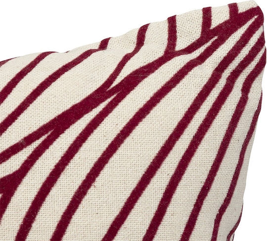 Atmosphera Μαξιλάρι Καναπέ Autumn Ruby Red 30x50εκ.