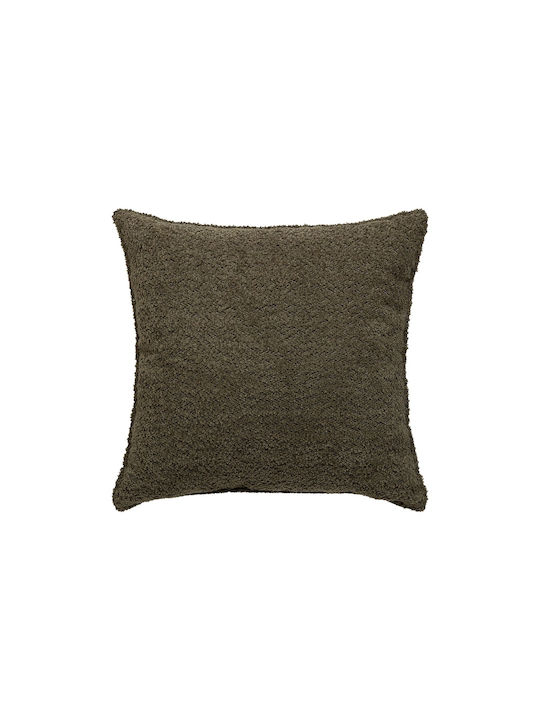 Atmosphera Sofa Cushion Saona from Velvet Khaki Green 45x45cm.