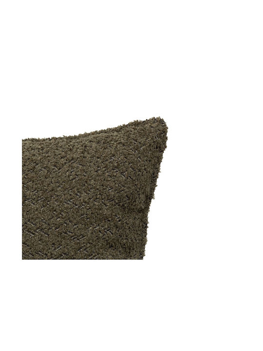 Atmosphera Sofa Cushion Saona Velvet Khaki Green 45x45cm