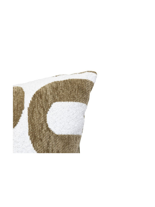 Atmosphera Perna de Canapea Safina Din Catifea Kaki Verde 40x40 cm