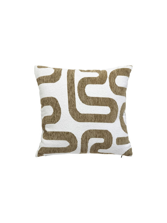 Atmosphera Perna de Canapea Safina Din Catifea Kaki Verde 40x40 cm