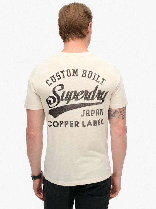 Superdry D2 Ovin Copper Label Chest T-shirt Copper