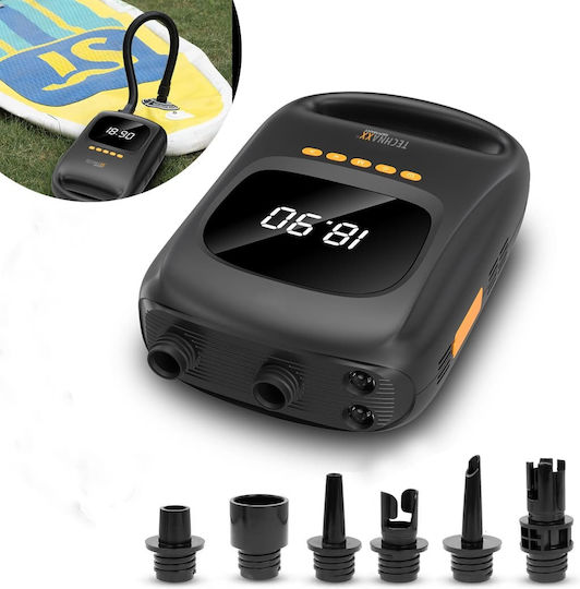 Technaxx Elektrische Pumpe für Aufblasbare 12V / 5V Schwarz