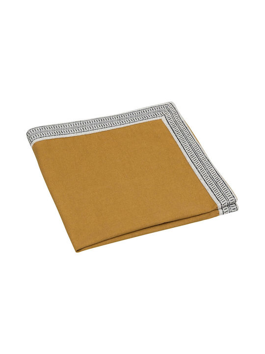 Atmosphera Cotton Tablecloth Set 7 Pieces Napp Yellow 150x250cm